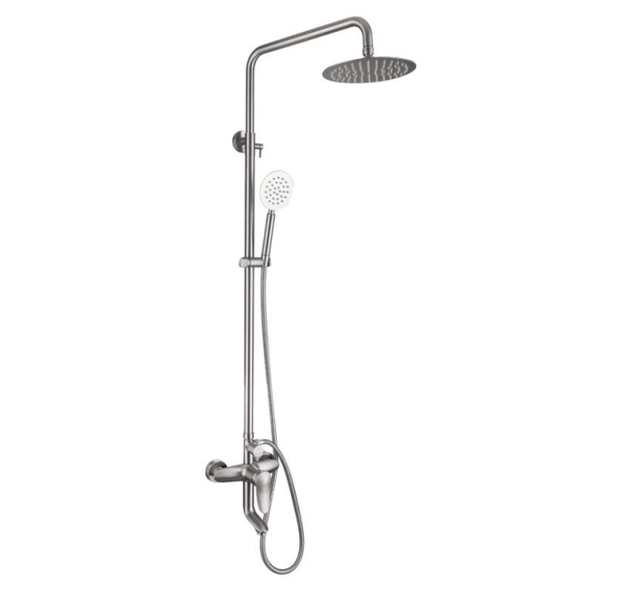 TB1022 - All 304 stainless steel pressurization shower suit for bathroom with multi-function mix water valve