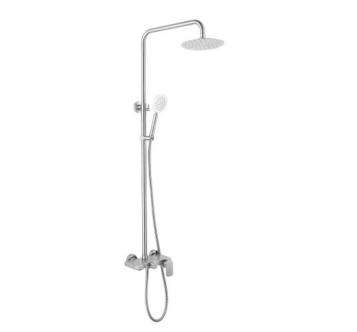 TB1024 - 304 stainless steel pressurized household bathroom shower set with mixing valve